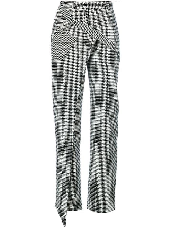 Seen Pied-de-poule Trousers - Black