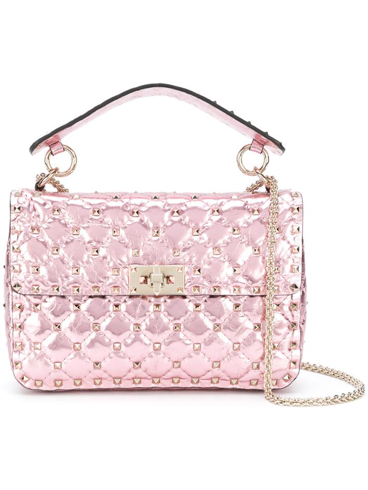 Valentino Valentino Garavani Rockstud Spike Bag - Pink & Purple