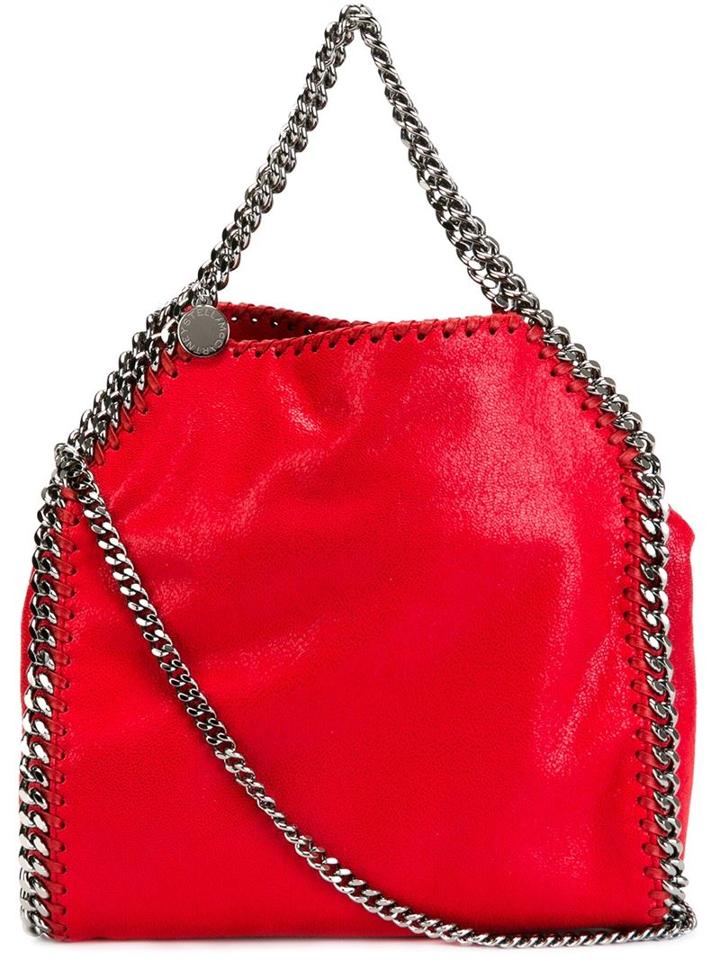 Stella Mccartney Mini 'falabella' Tote, Women's, Red