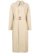Maison Margiela Belted Waist Trench Coat - Nude & Neutrals