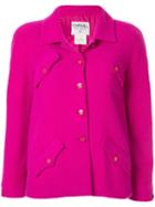 Chanel Pre-owned Woven Straight Jacket - Pink