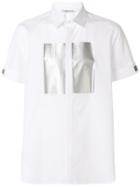 Neil Barrett Metallic Square Front Shirt - White