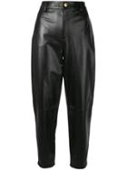 Essentiel Antwerp Cropped High-waisted Trousers - Black