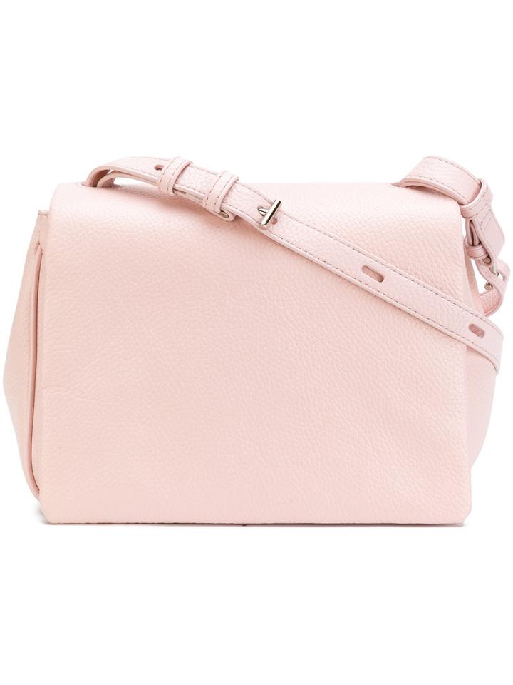 Kara - Classic Shoulder Bag - Women - Leather - One Size, Pink/purple, Leather