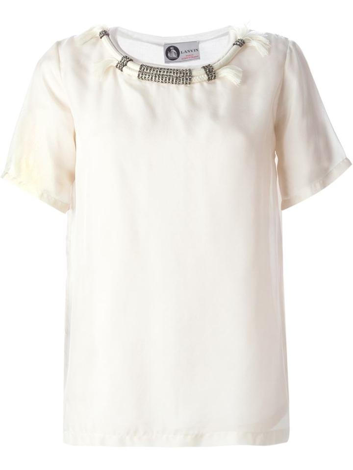 Lanvin Embellished Top