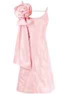 Miu Miu Flower Appliqué Dress - Pink