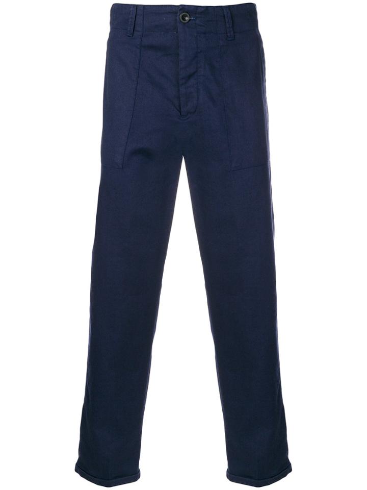 Pt01 Cropped Trousers - Blue