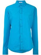 Tomas Maier Button Down Shirt, Women's, Size: 8, Blue, Cotton