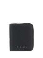 Orciani Textured Compact Wallet - Black