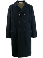 Massimo Alba Double-breasted Midi Coat - Blue