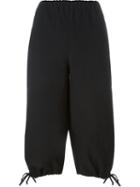 Comme Des Garçons Girl Drawstring Hem Trousers, Size: M, Black, Polyester