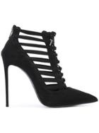 Le Silla Lace-up Pumps - Black