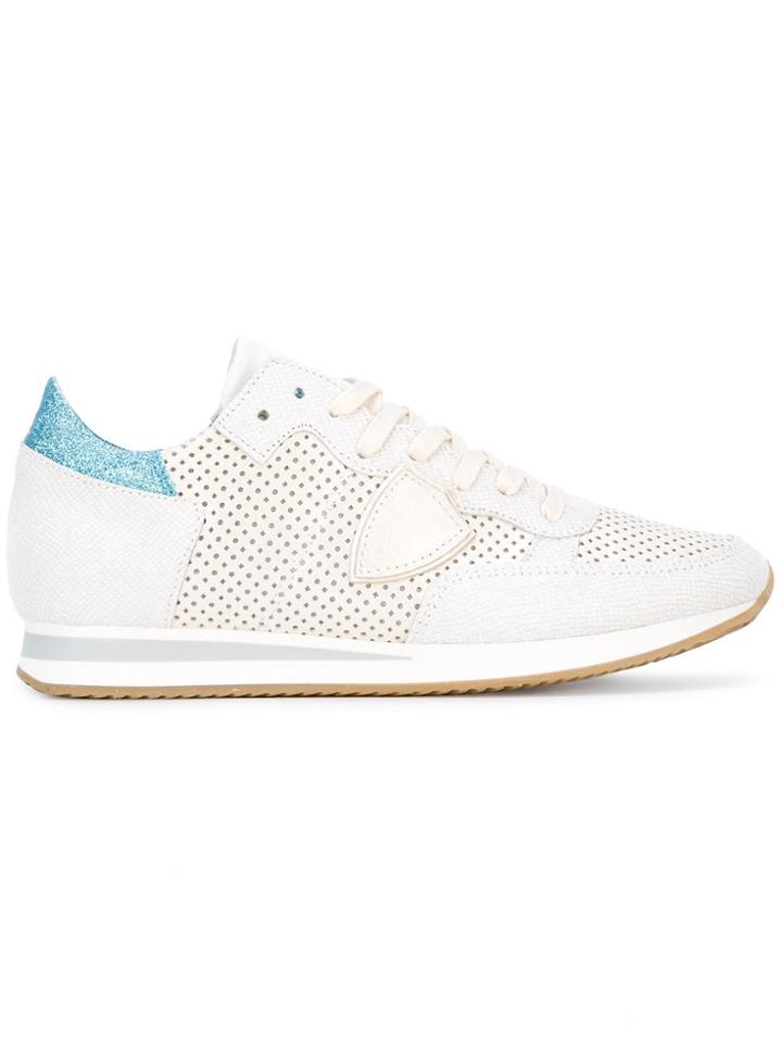 Philippe Model Lace Up Trainers - Nude & Neutrals