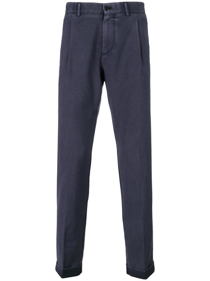 Berwich Slim-fit Trousers - Blue