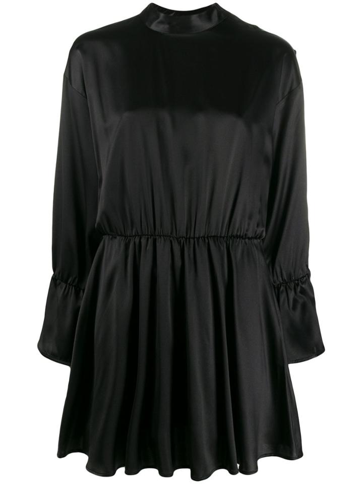 Federica Tosi Fitted Flared Dress - Black