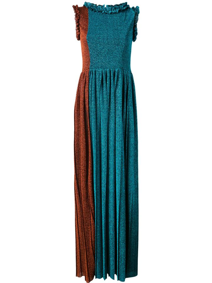 Alcoolique - 'livia' Dress - Women - Polyester - M, Blue, Polyester