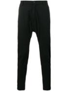 Helmut Lang Drop-crotch Trousers, Men's, Size: 29, Black, Cotton/spandex/elastane