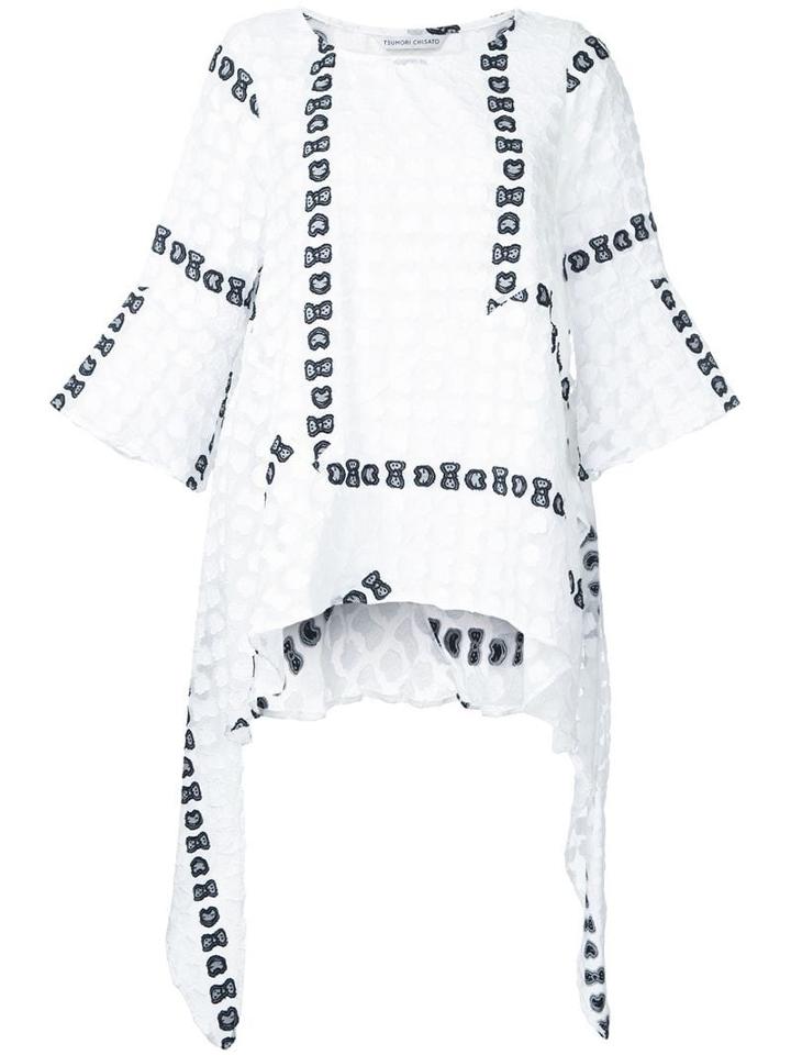 Tsumori Chisato Bow Embroidered Blouse - 01