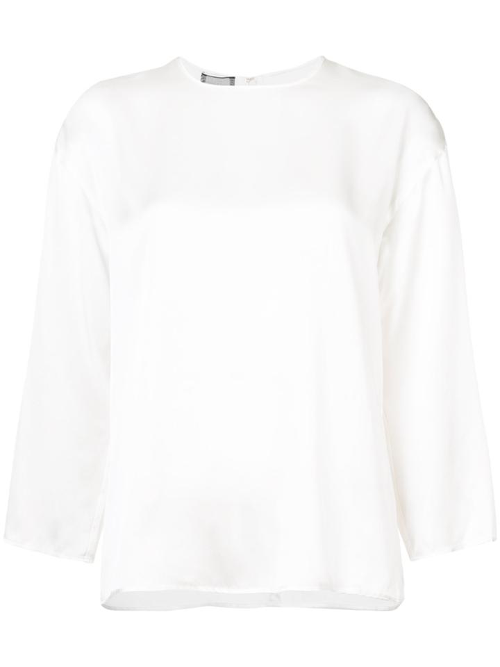 Giambattista Valli Long Sleeved Blouse - White