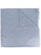 Dondup - Frayed Scarf - Men - Viscose/cashmere - One Size, Grey, Viscose/cashmere