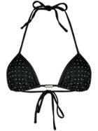 Zadig & Voltaire Embellished Bikini Top - Black