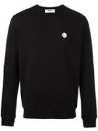 Msgm Dice Print Sweatshirt, Men's, Size: Large, Black, Cotton