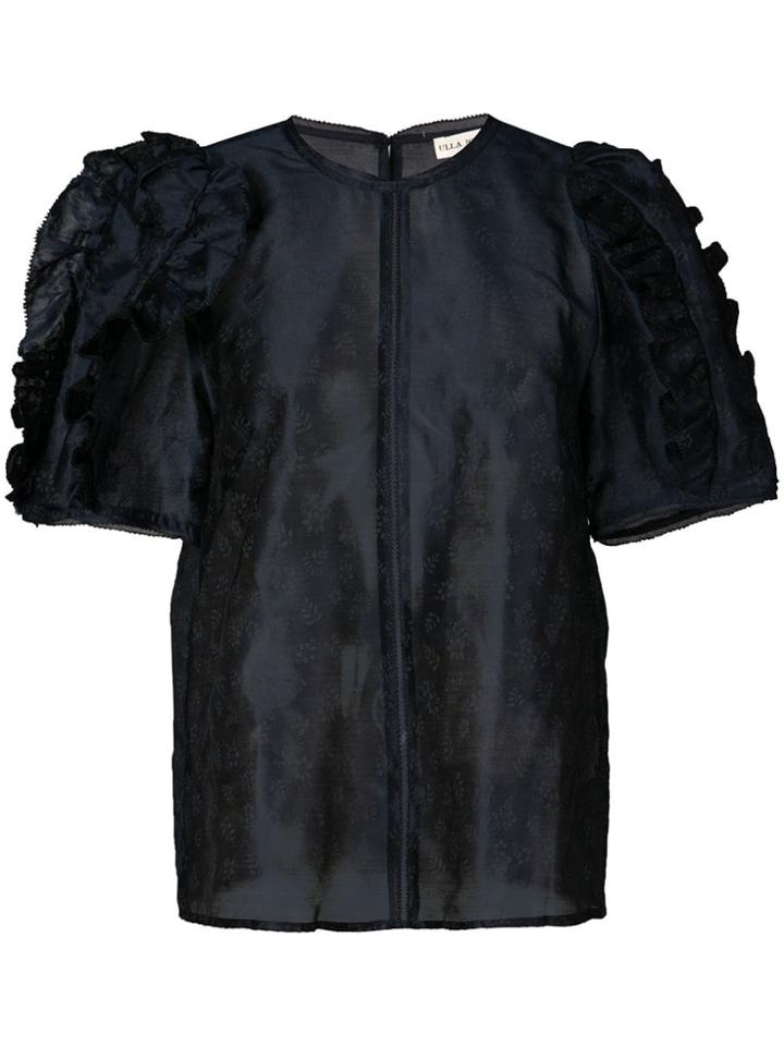 Ulla Johnson Aria Ruffle Blouse - Blue