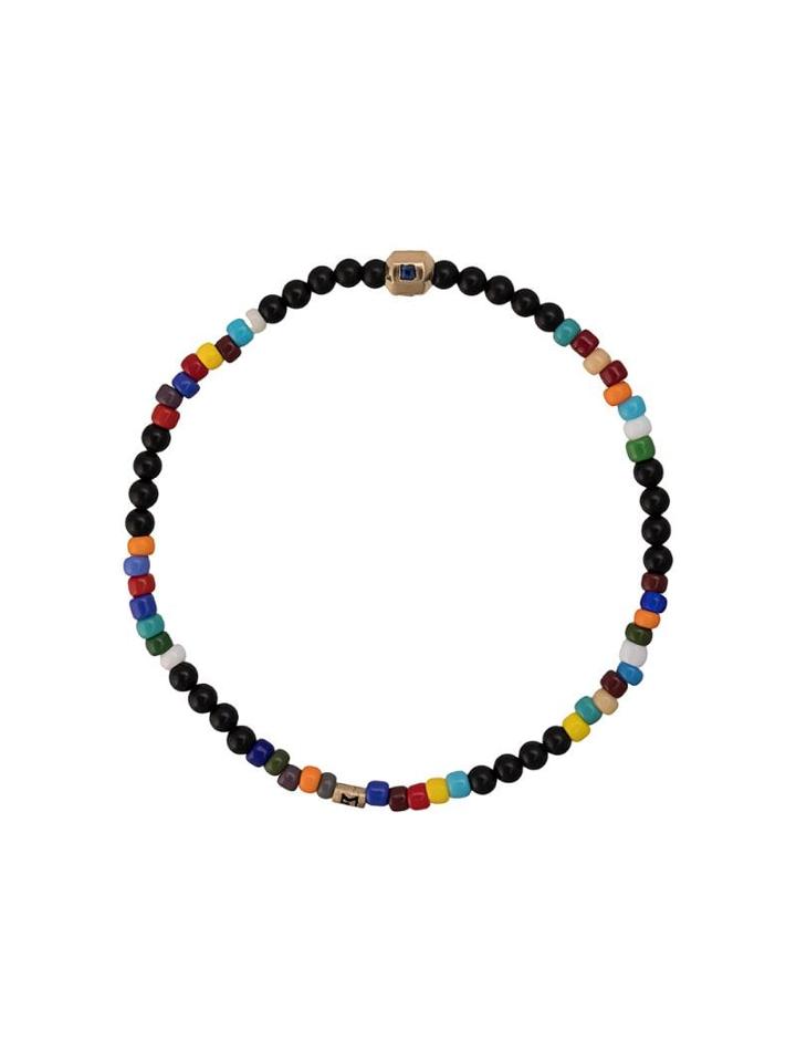 Luis Morais Hexagon Bead Bracelet - Black