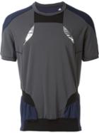 Adidas Originals Adidas Originals X Kolor Technical T-shirt, Men's, Size: S, Grey, Polyamide/spandex/elastane/polyester