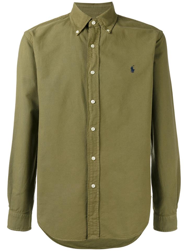 Polo Ralph Lauren Embroidered Logo Button-down Shirt - Green