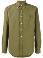 Polo Ralph Lauren Embroidered Logo Button-down Shirt - Green