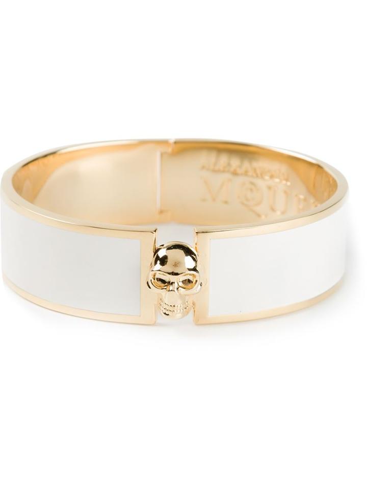 Alexander Mcqueen Skull Detail Bangle