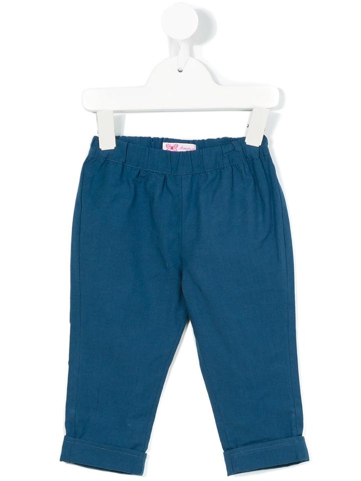 Amaia Back Pocket Trousers, Toddler Boy's, Size: 24 Mth, Blue