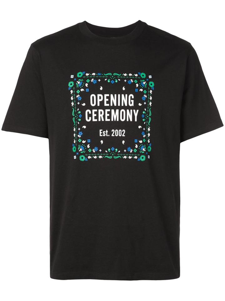 Opening Ceremony Bandana Box Logo T-shirt - Black