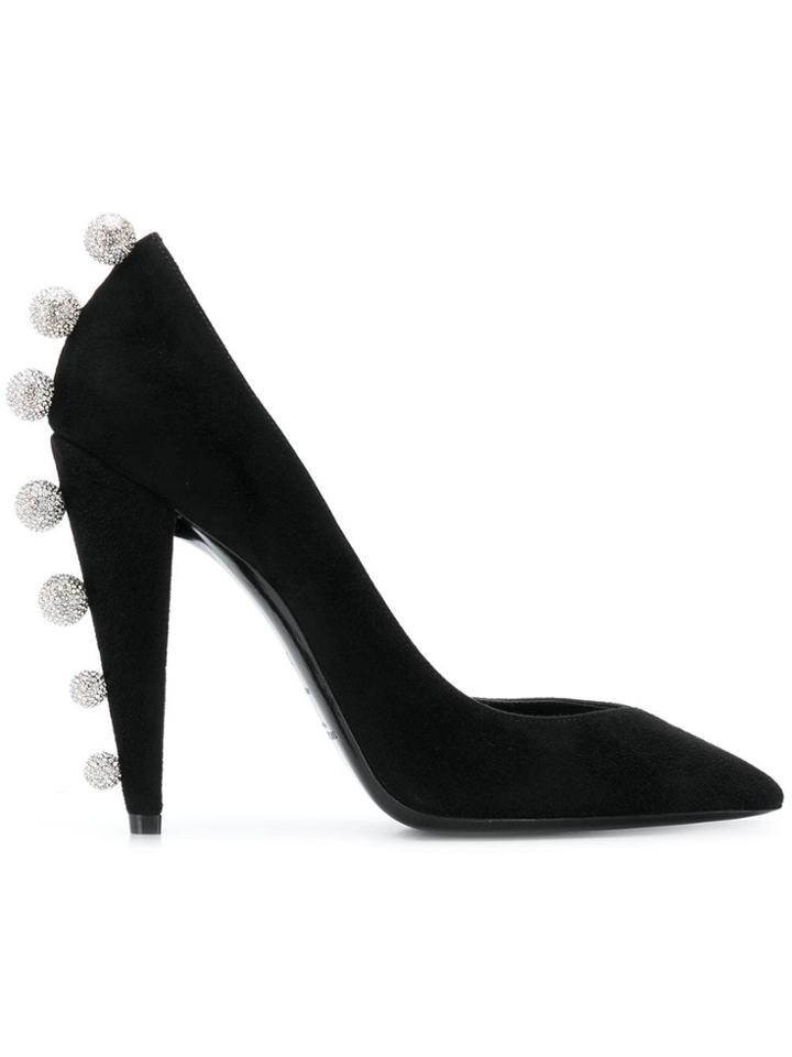 Saint Laurent Embellished Pumps - Black