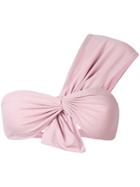 Marysia One Shoulder Bikini Top - Pink
