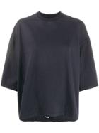 Rick Owens Drkshdw Short Sleeve Sweatshirt - Blue