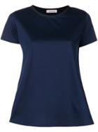 Moncler Contrast Tiered T-shirt - Blue