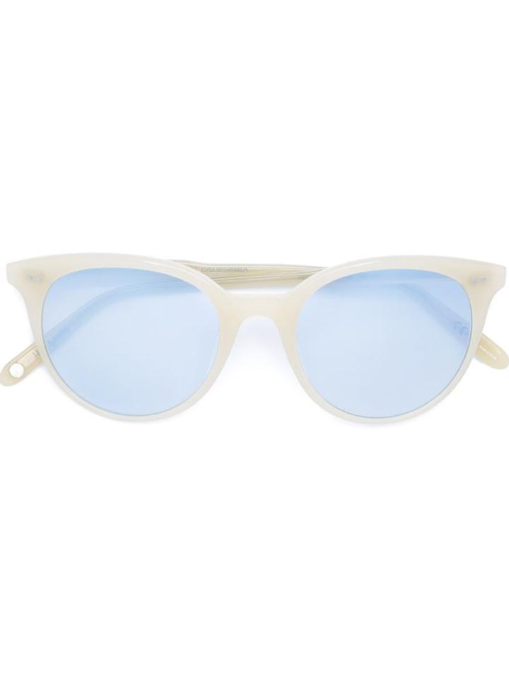 Garrett Leight Dillon Sunglasses, Women's, White, Acetate