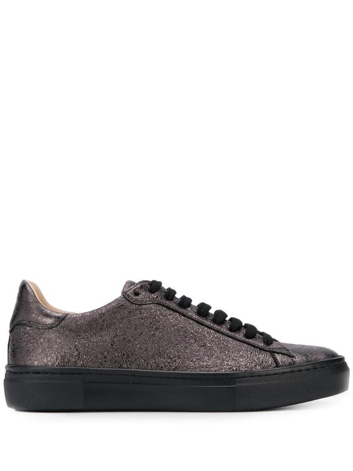 Fabiana Filippi Metallic Sneakers - Black