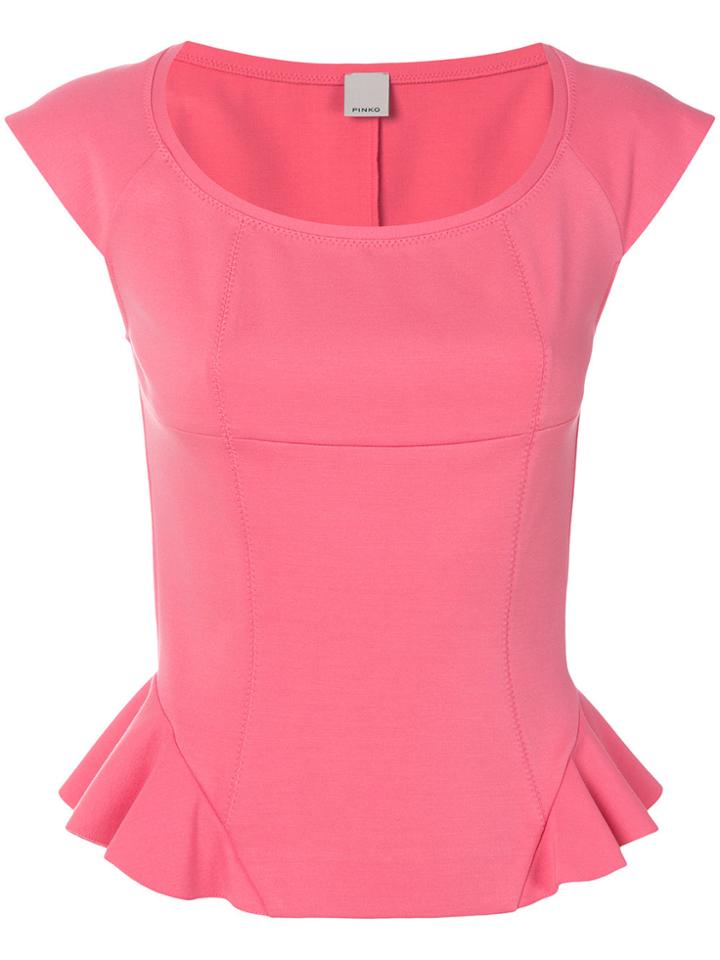 Pinko Sleeveless Top - Pink & Purple