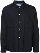 Monkey Time Chest Pockets Shirt - Blue