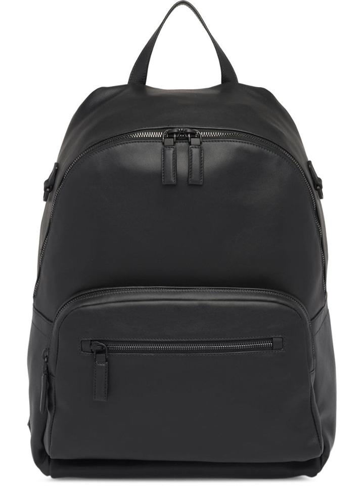 Prada Leather Backpack - Black