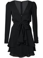 For Love And Lemons V-neck Flared Dress - Black