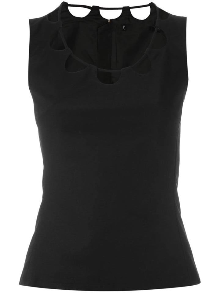 Reinaldo Lourenço Cut Out Details Blouse - Black