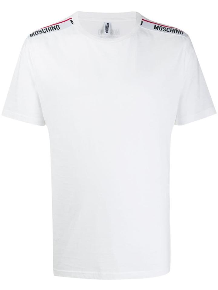Moschino Logo-appliqué T-shirt - White