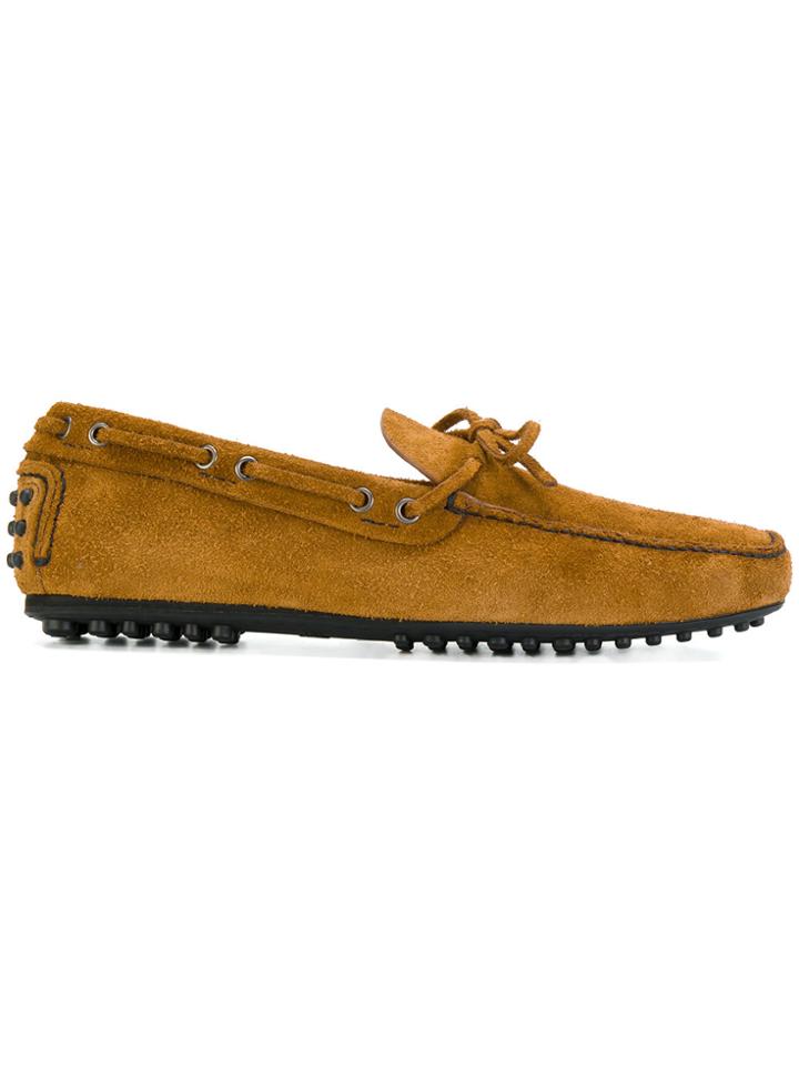 Car Shoe Loafers - Brown