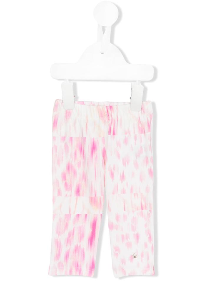 Roberto Cavalli Kids - Animal Fade Leggings - Kids - Cotton/spandex/elastane - 9 Mth, Pink/purple