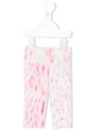 Roberto Cavalli Kids - Animal Fade Leggings - Kids - Cotton/spandex/elastane - 9 Mth, Pink/purple