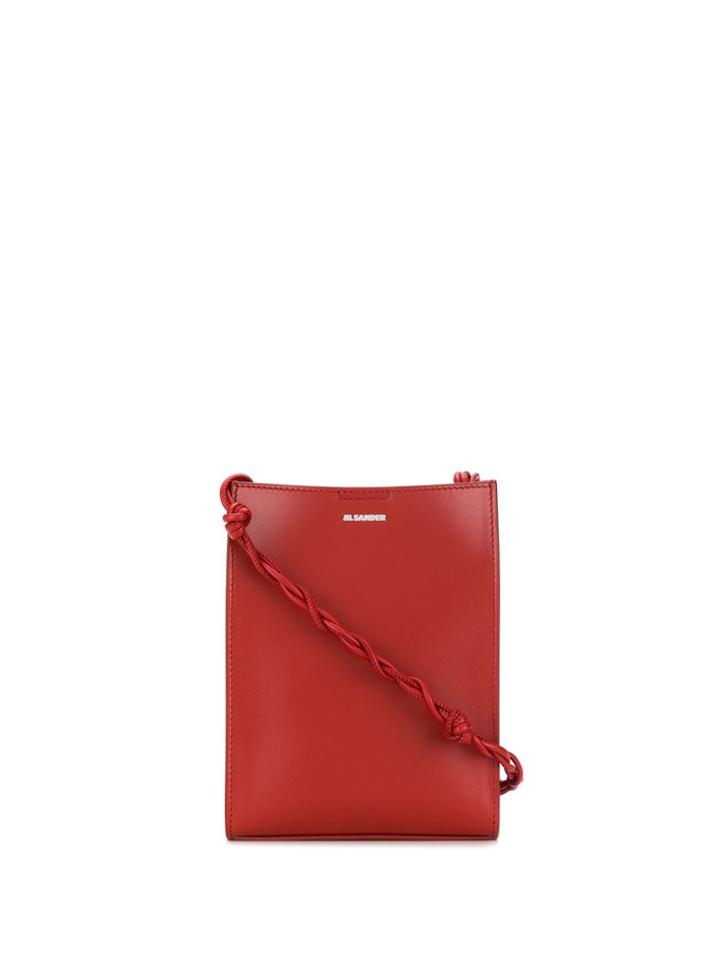 Jil Sander Tangle Crossbody Bag - Red